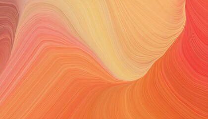 futuristic wavy motion speed lines background or backdrop with indian red, pastel orange and tomato colors. good for design texture