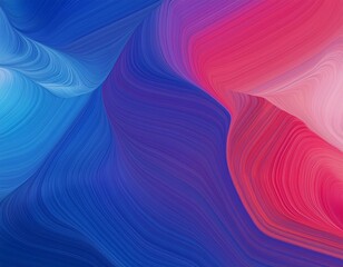 horizontal artistic colorful abstract wave background with royal blue, moderate pink and very dark magenta colors. can be used as texture, background or wallpaper