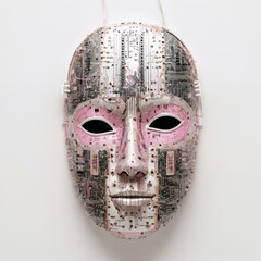 Mask Created From Electronic Components