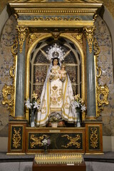 Madrid, Espagne, 15 Juillet 2015 : Intérieur de l'église de Saint Joseph, achevée en 1748, de...