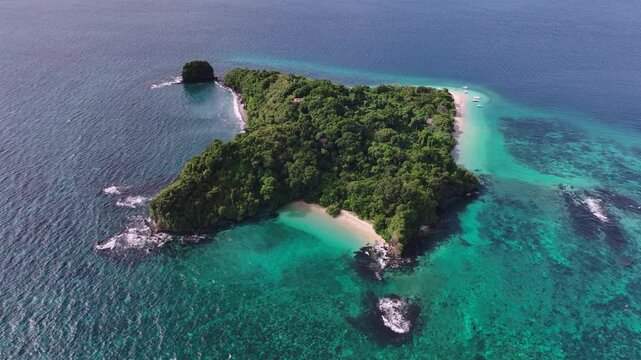 Top Down View Of Nosy Tanikely Island, Madagascar