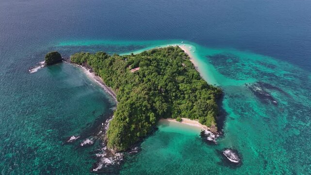 Top Down View Of Nosy Tanikely Island, Madagascar