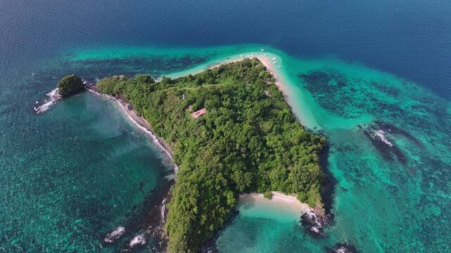 Top Down View Of Nosy Tanikely Island, Madagascar