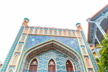 Abanotubani sulphur baths in the old town of Tbilisi, Georgia