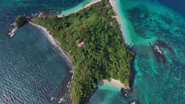 Top Down View Of Nosy Tanikely Island, Madagascar