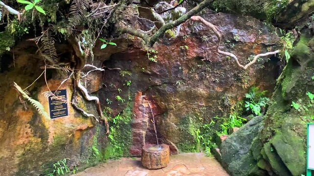 Um dawai is a unique and fascinating attraction within the garden of caves park  in cherrapunjee, meghalaya India. The locals believe that um dawai's water has medicinal properties and can heal variou