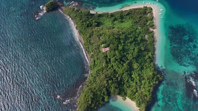 Top Down View Of Nosy Tanikely Island, Madagascar