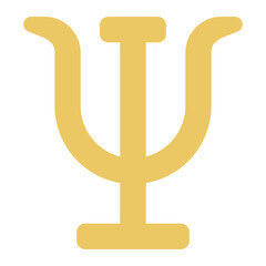 Psychology symbol icon for mental health and therapy