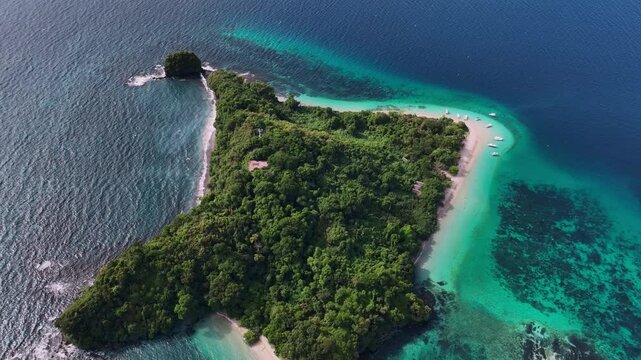 Top Down View Of Nosy Tanikely Island, Madagascar