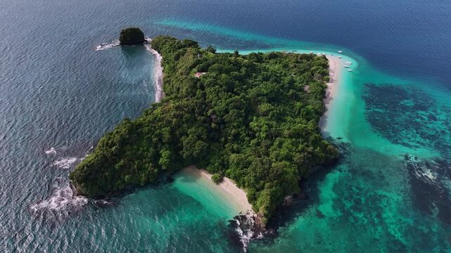 Top Down View Of Nosy Tanikely Island, Madagascar