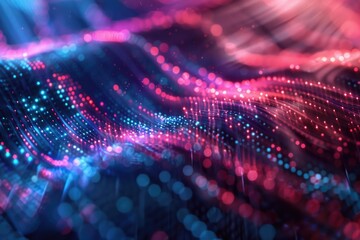 A close-up shot of a blurry background with lights, ideal for use in creative projects where a mysterious or abstract atmosphere is desired