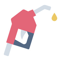 Gas pump icon used for refueling vehicles