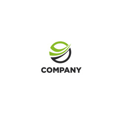 Corporate finance logo flat vector design