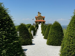 Sacrario di San Michele a Bastia Mondov&igrave;, in provincia di Cuneo. Monumento ai partigiani caduti nella 2&deg; Guerra Mondiale.
