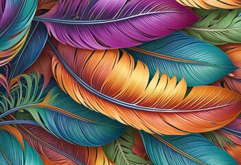 Fototapeta premium The Vibrant Garden: A Summer Blossom of Colourful Design
