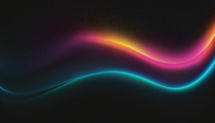 Fototapeta premium Luminous Abstract Design: Vibrant Colors and Gradient Shapes