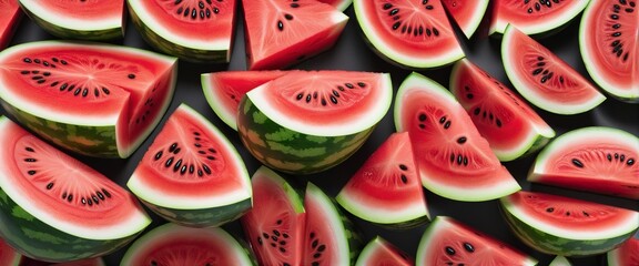 Healthy and Fresh Watermelon Slices for Sale