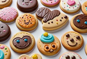 Obraz premium Sweet Treats: Delicious Goodies for Indulgent Cravings