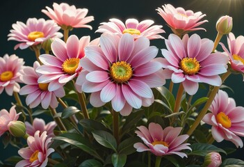 Obraz premium Floral Beauty: A Meditation on Pastel Colors
