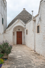 The Old town of Alberobello, Apulia Region, Italy