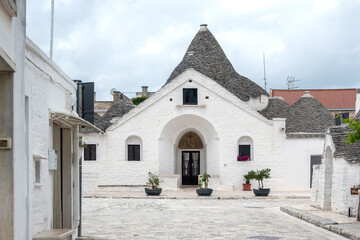 The Old town of Alberobello, Apulia Region, Italy