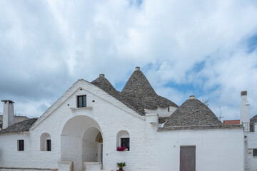 The Old town of Alberobello, Apulia Region, Italy