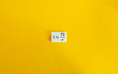 The Rule of 72 Formula.