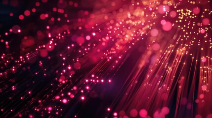 A collection of lights floating in the air