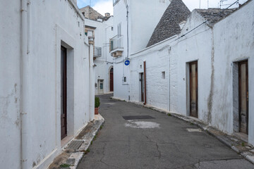 The Old town of Alberobello, Apulia Region, Italy