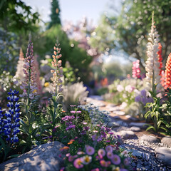 Obraz premium flowers in the garden