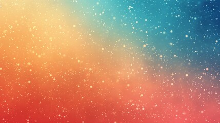Obraz premium Granular gradient background Teal Orange Red Blue Retro Noise texture Summer banner poster background design