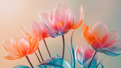 Beautiful Flower Color Background 