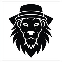 Royal Lion Crown Vector Illustration