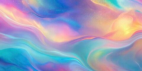 Girl Pattern. Lilac Mystical Gradient. Purple Girlish Background. Pink Unicorn Hologram. Dream Fairytale Blurred Effect. Kawaii Texture. Rainbow Invitation. Girl Pattern.