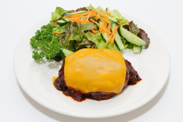 チェダーチーズハンバーグ