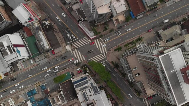 Transito em Florianopolis, Santa Catarina, Brasil.
