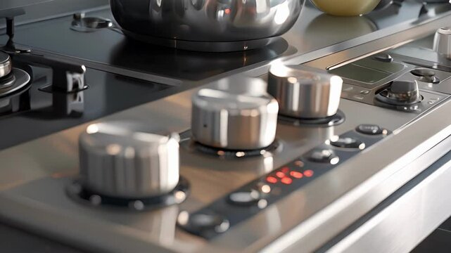 A silver digital kitchen timer is shown in the fifth image with a large digital display and buttons on either side. The smaller buttons are used to adjust minutes and seconds as well