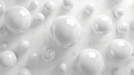 White sphere background