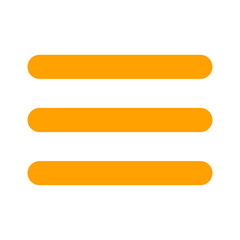 Obraz premium Hamburger menu yellow