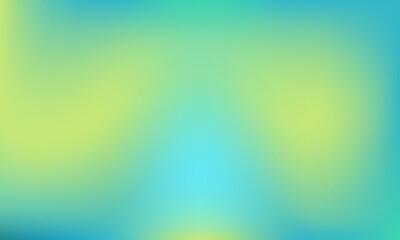 Obraz premium Abstract green tosca gradient. Blue background. Smooth gradient background. Technology background