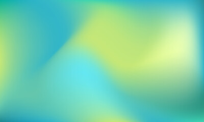Abstract green tosca gradient. Blue background. Smooth gradient background. Technology background