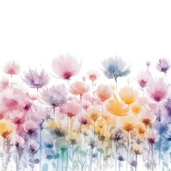 watercolor floral background