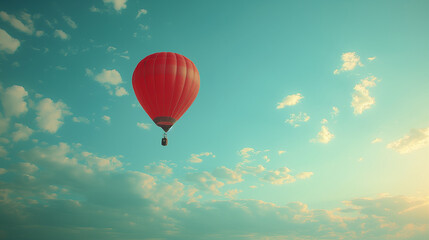 Naklejka premium 気球