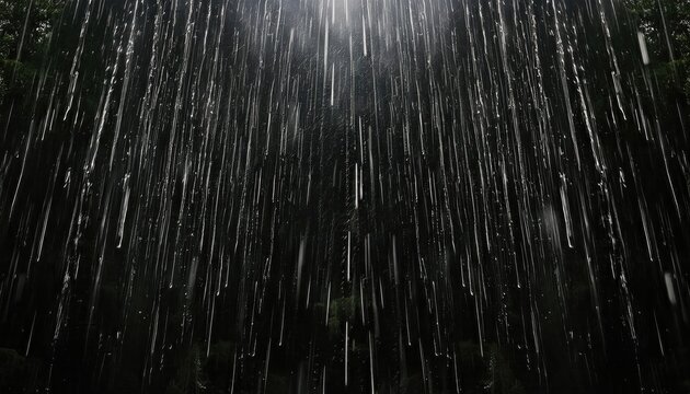 Rainfalling, rain images and black screen background, rain overlay image, rain drops on black background, rainfall images