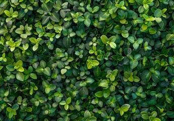 Green Foliage Texture Seamless Pattern