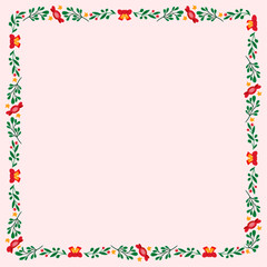 frame template for christmas season celebration, christmas wreath concept