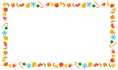 Frame template for christmas season celebration, christmas wreath concept