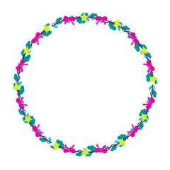 Frame template for christmas season celebration, christmas wreath concept