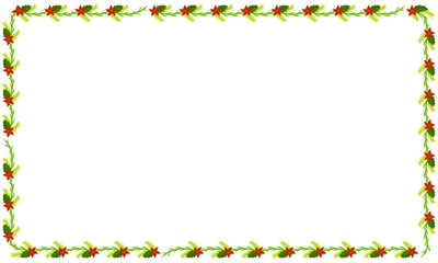Frame template for christmas season celebration, christmas wreath concept