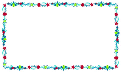 Frame template for christmas season celebration, christmas wreath concept